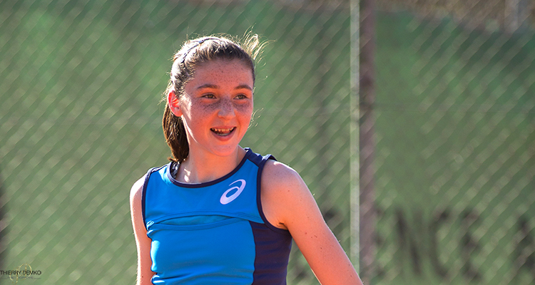 Elsa Jacquemot pro tennis player joueuse junior espoir femme feminine talent sponsor 